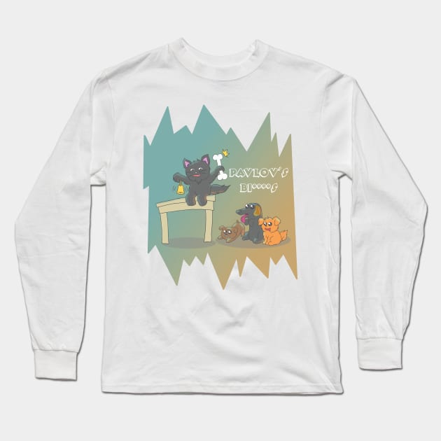 Funny Pavlov's Pets Design Long Sleeve T-Shirt by Kidrock96
